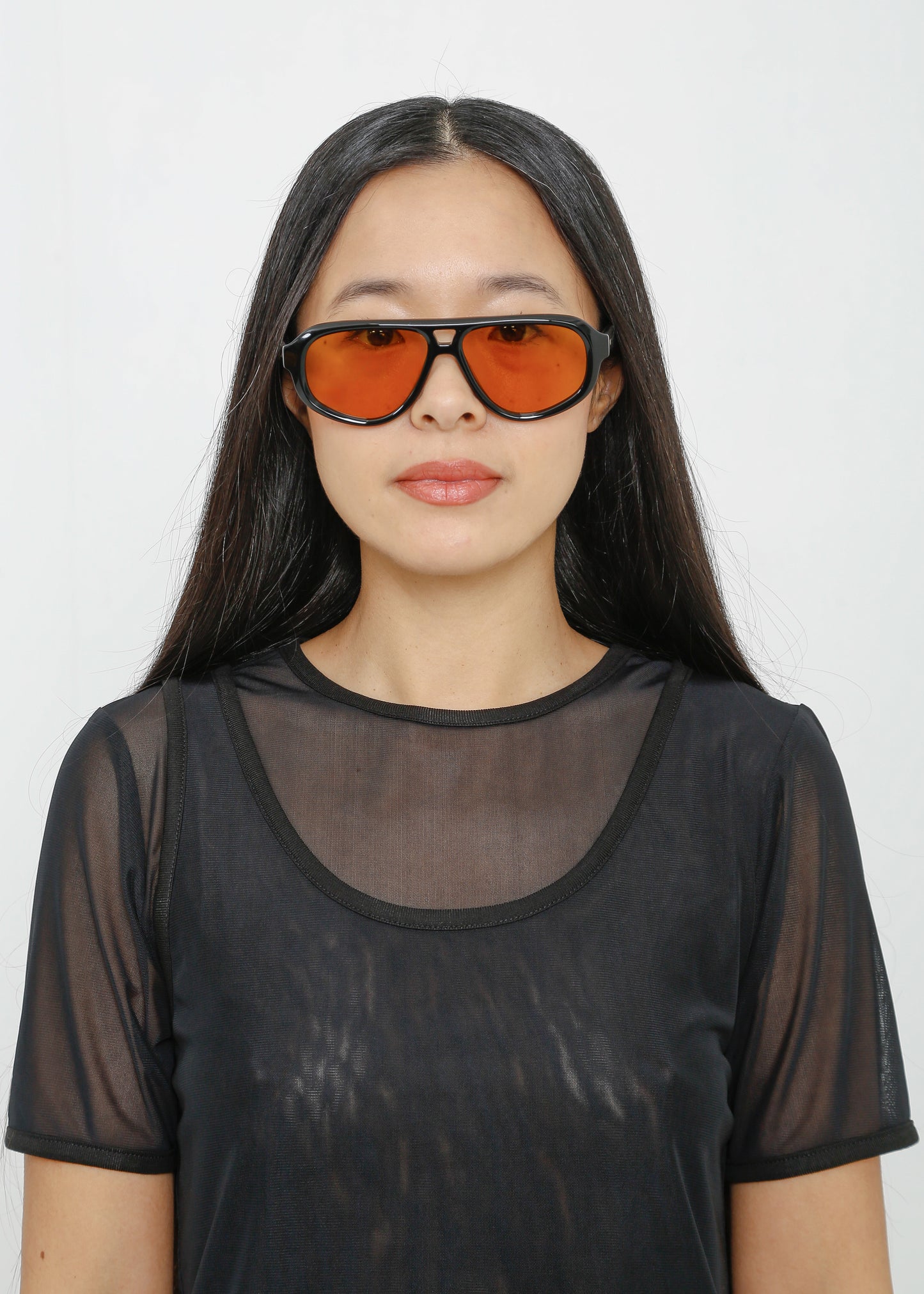 ELLIOT SUNGLASSES  / BLACK-AMBER