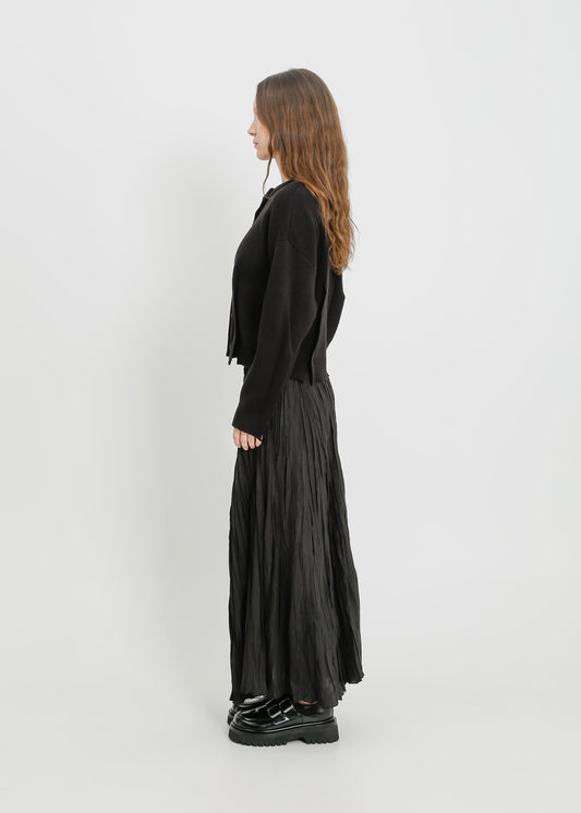 VICO KNIT CARDI / BLACK