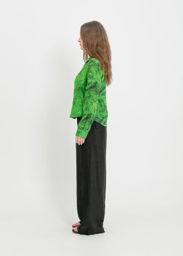 KIKI SHIRT / GREEN FUR