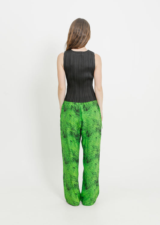 VENICE PANT / GREEN FUR