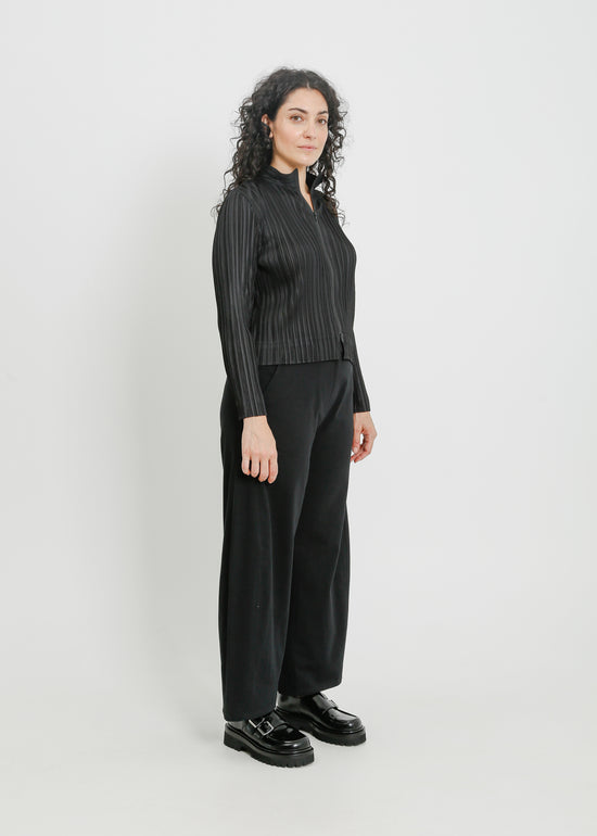 AERON PLEAT JACKET / BLACK