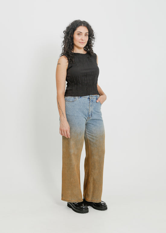 INDIANA JEAN / LIGHT INDIGO-RUST OMBRAY