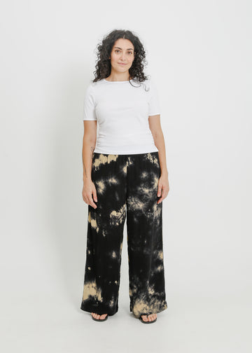 GERMAINE PANT / INK-BEIGE