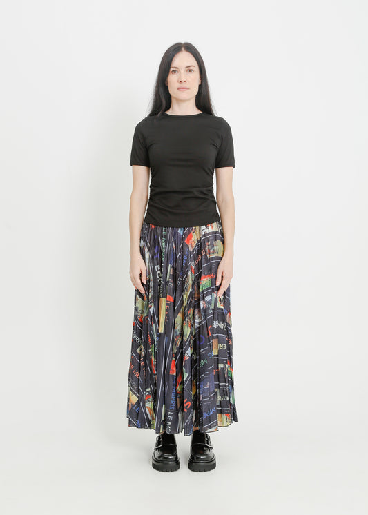 MIETTA PLEAT SKIRT / MULTI