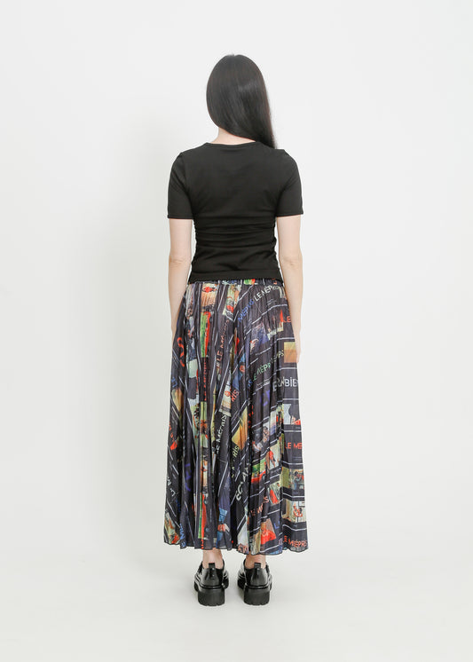 MIETTA PLEAT SKIRT / MULTI