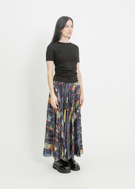 MIETTA PLEAT SKIRT / MULTI