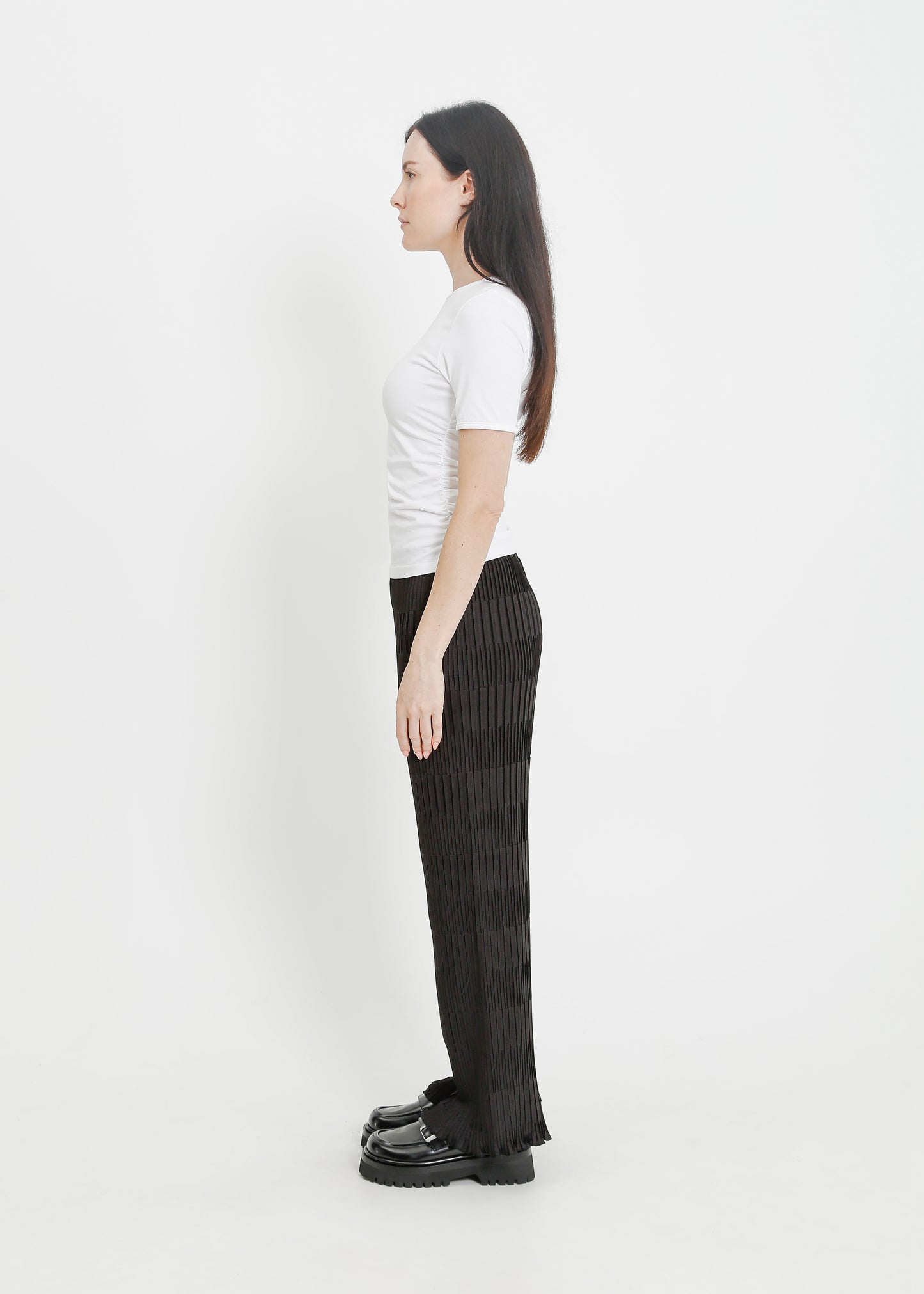 ROWAN PLEAT PANT / BLACK