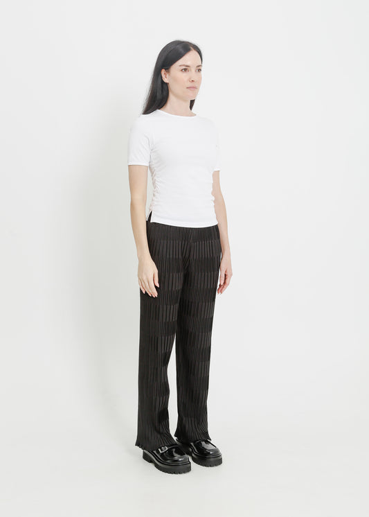 ROWAN PLEAT PANT / BLACK