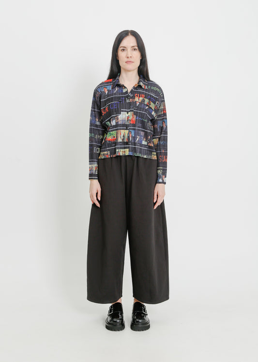 SHANNON PLEAT SHIRT / MULTI