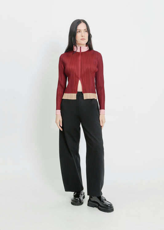 AERON PLEAT JACKET / SANGRIA