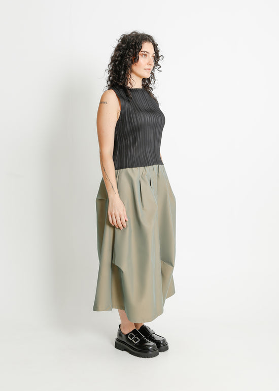 NORA SKIRT / KHAKI SHOT