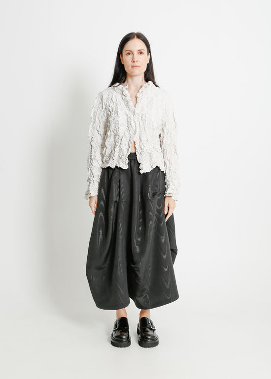 LULU PLEAT JACKET / PEARL