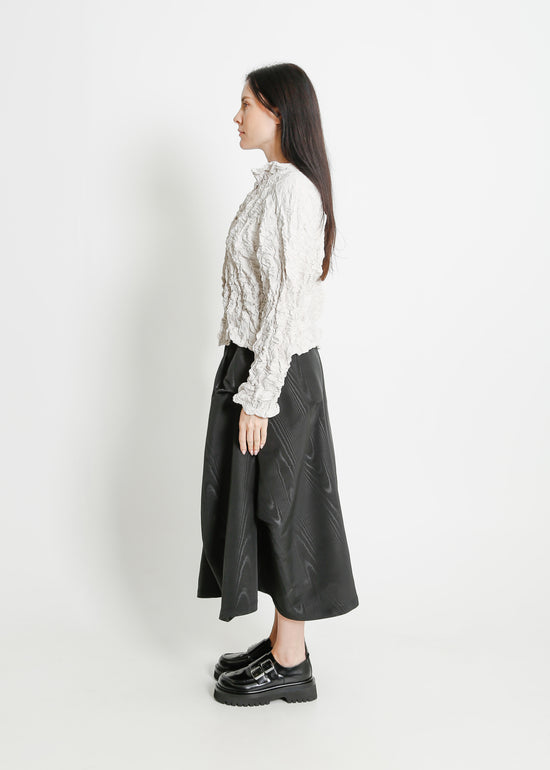 LULU PLEAT JACKET / PEARL