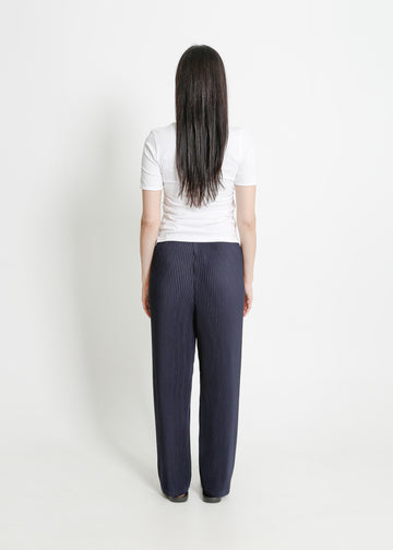 ROMEO PLEAT PANT / NAVY