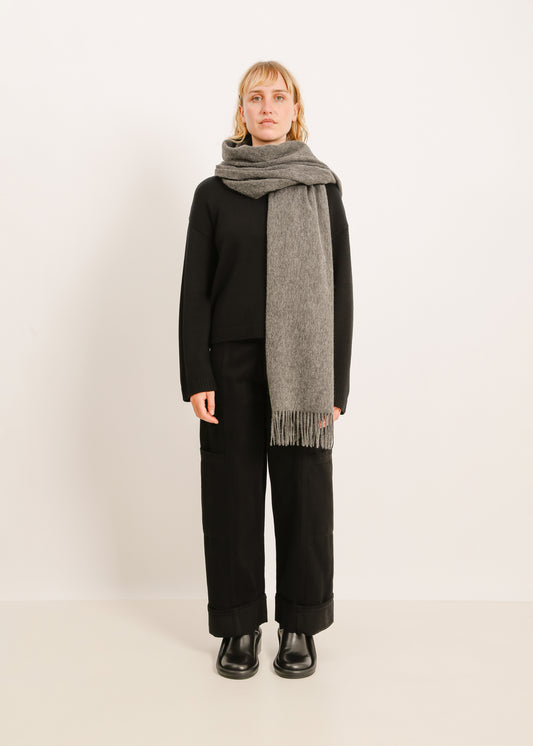 W24 | FRANCESCA SCARF / CHARCOAL