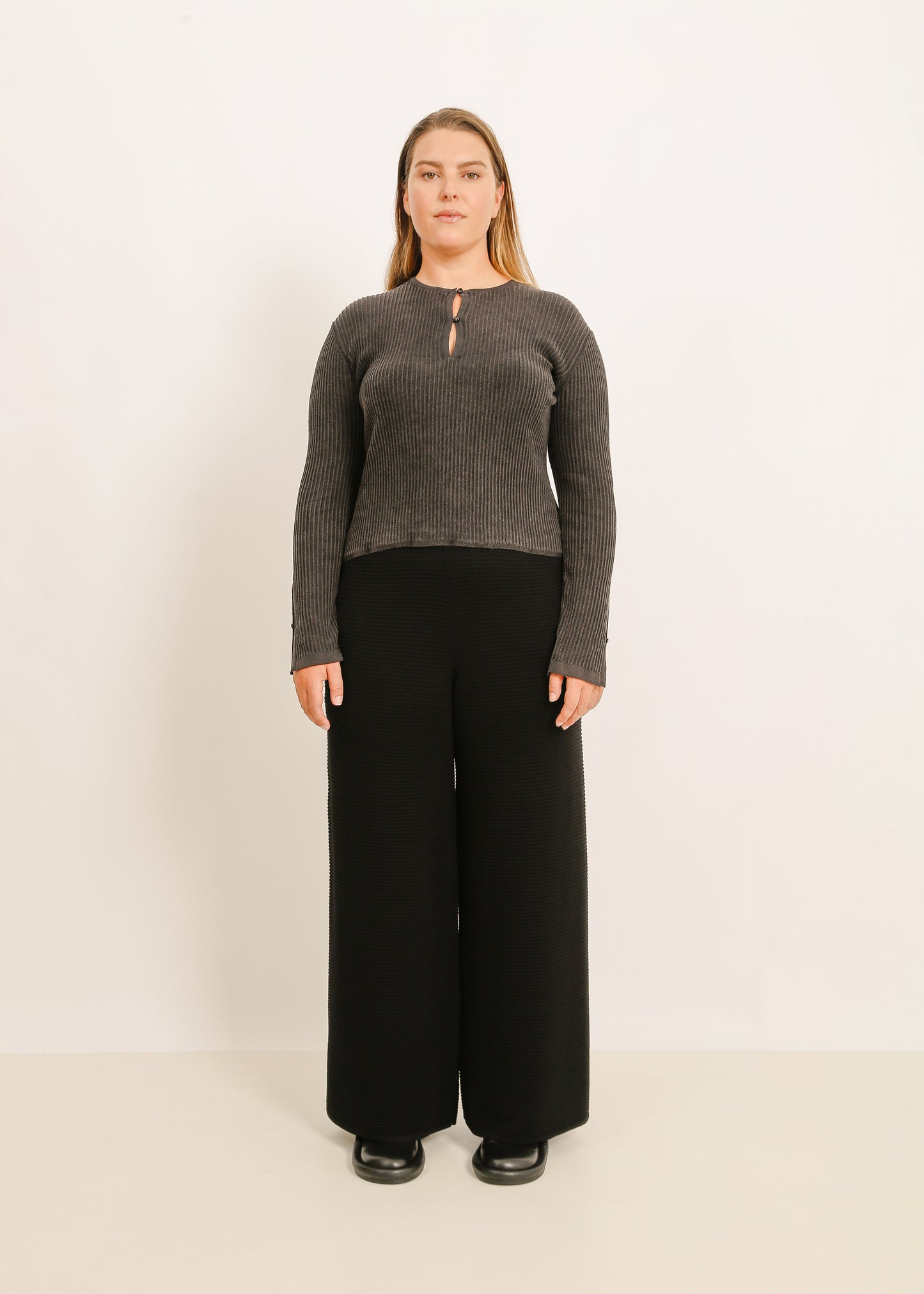 W24 | MARTINA KNIT TOP / BLACK