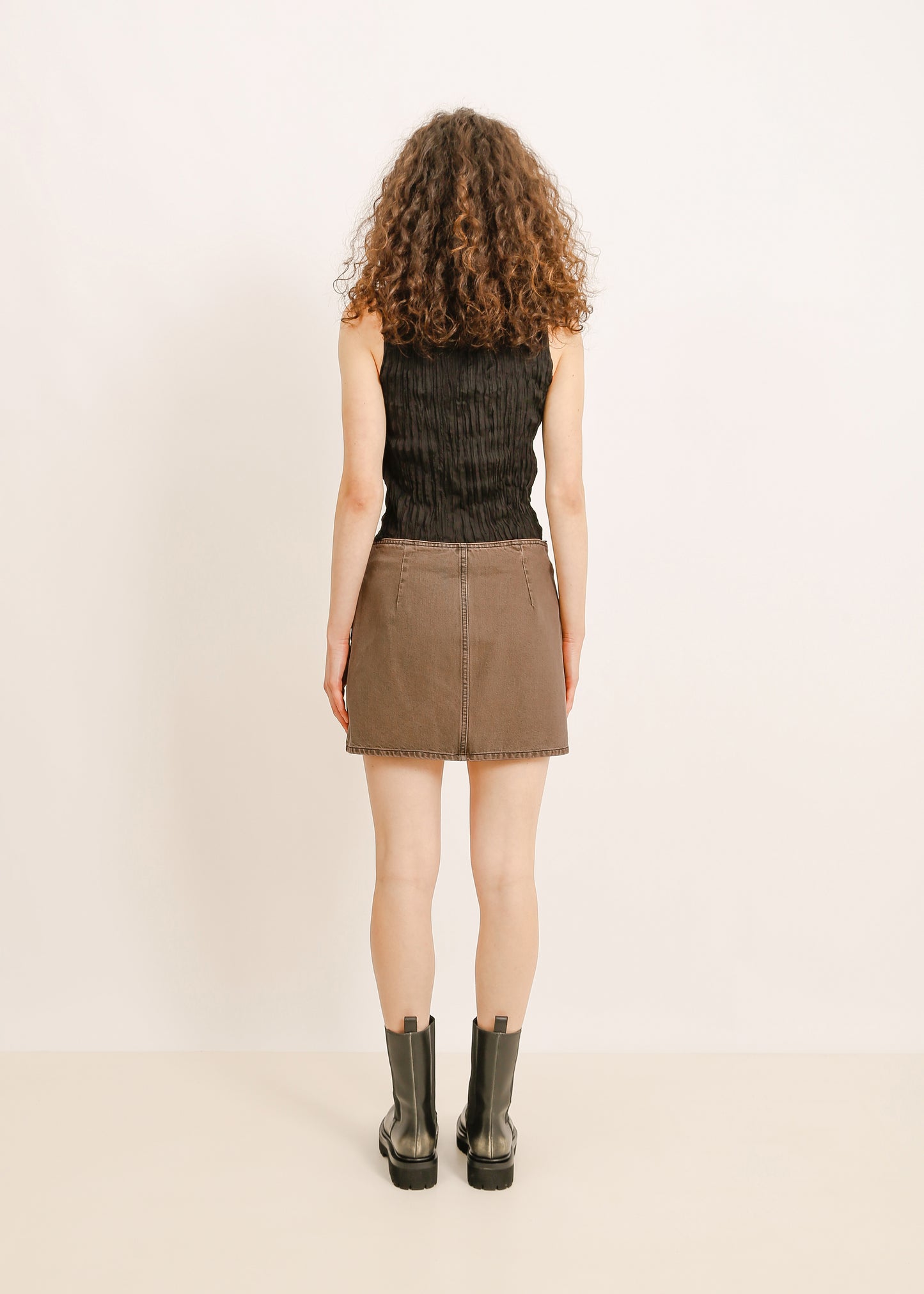 W24 | PARKER MINI SKIRT / MOCHA WASH