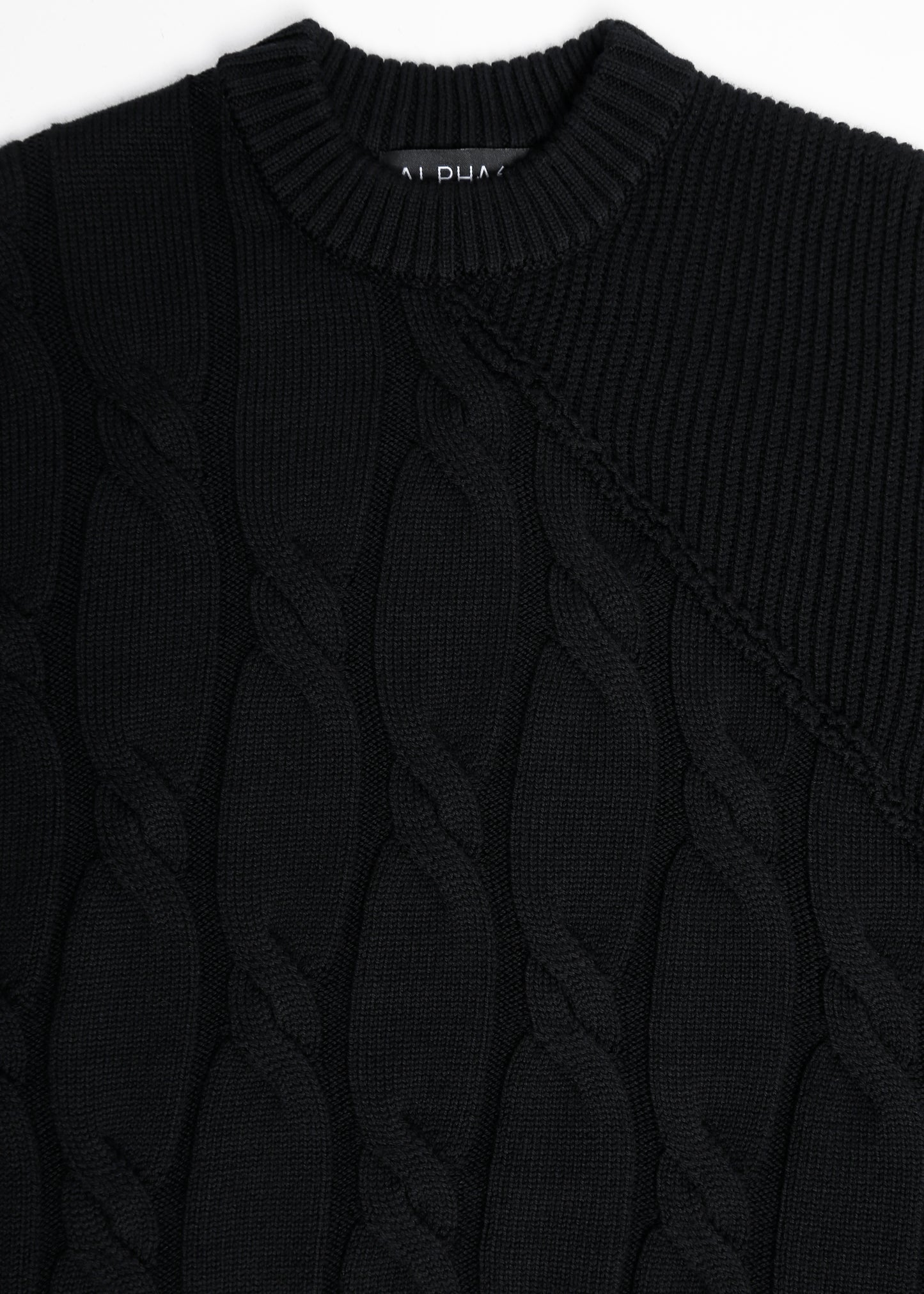 W24 | LENNY KNIT SWEAT / BLACK