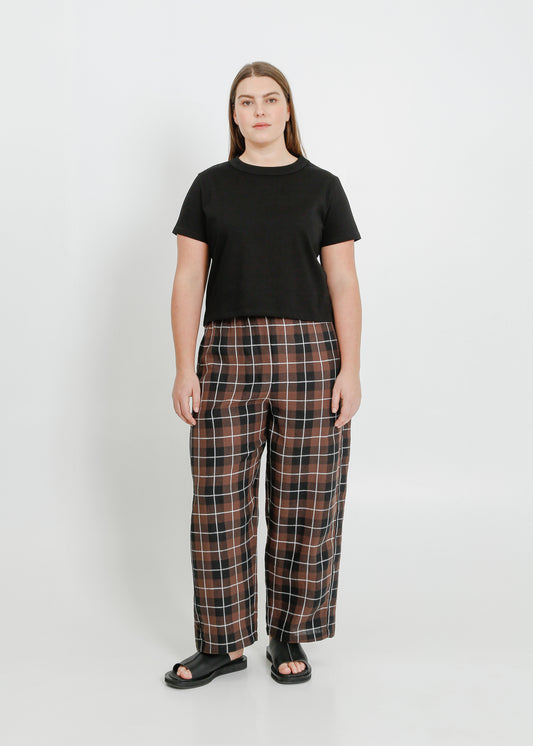 COOPER PANT / CHOCOLATE-BLACK-WHITE