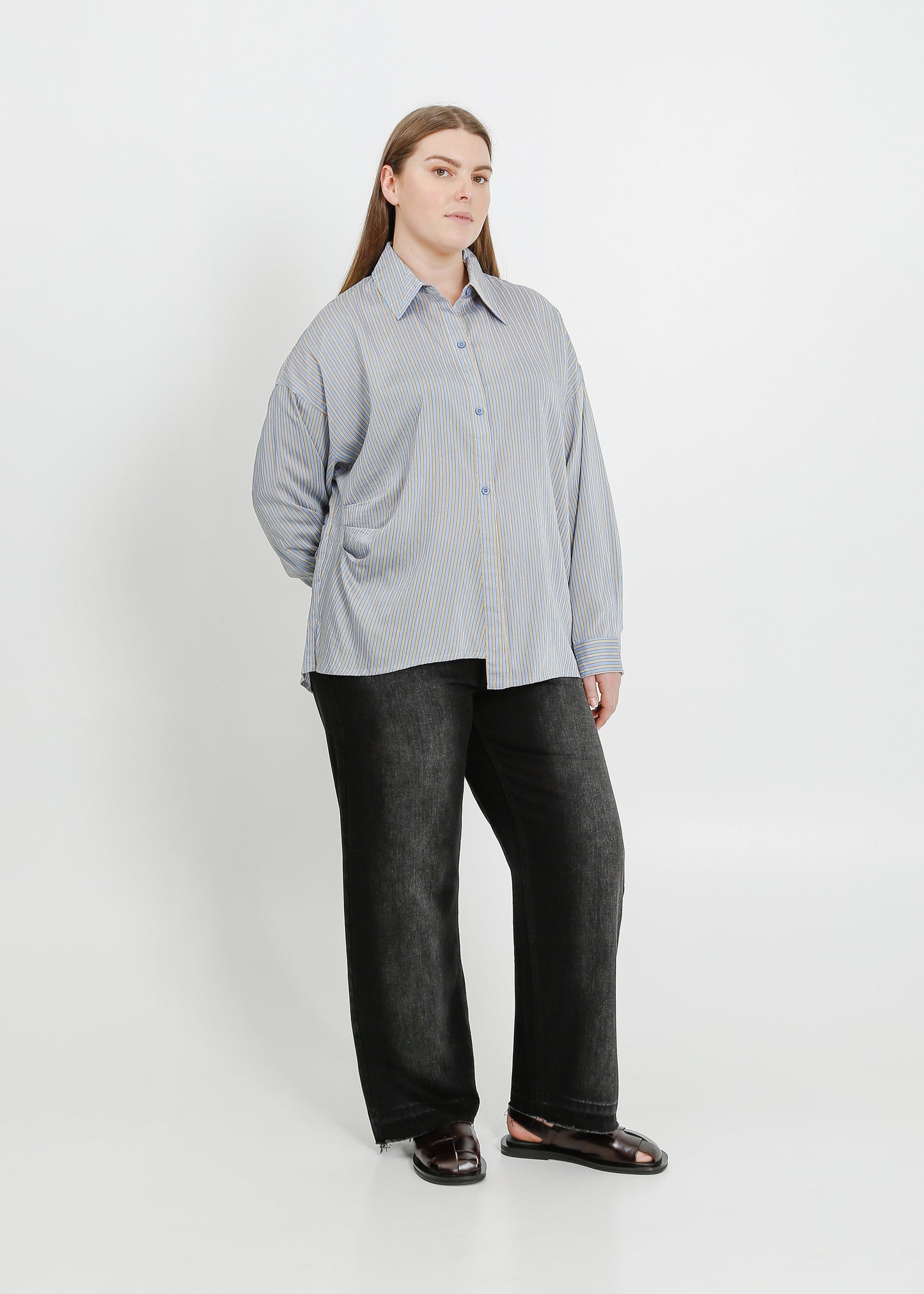 FIFER SHIRT / BLUE-YELLOW STRIPE