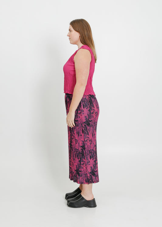 OPAL SKIRT / MAGENTA-BLACK