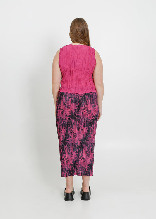 WESLEY PLEAT TANK / MAGENTA