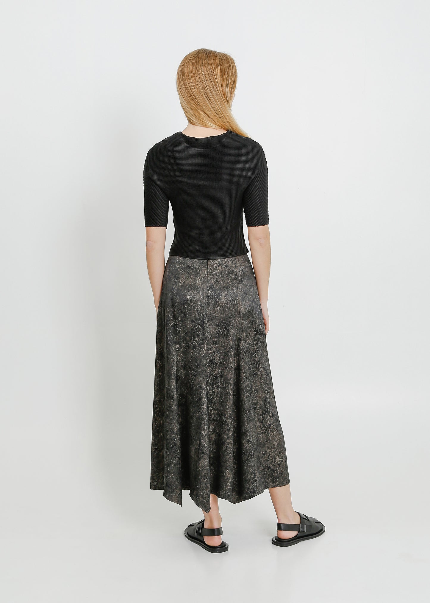 VALENCIA SKIRT / BLACK-BONE