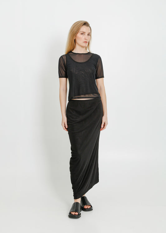 AMIRI TUBE SKIRT / BLACK