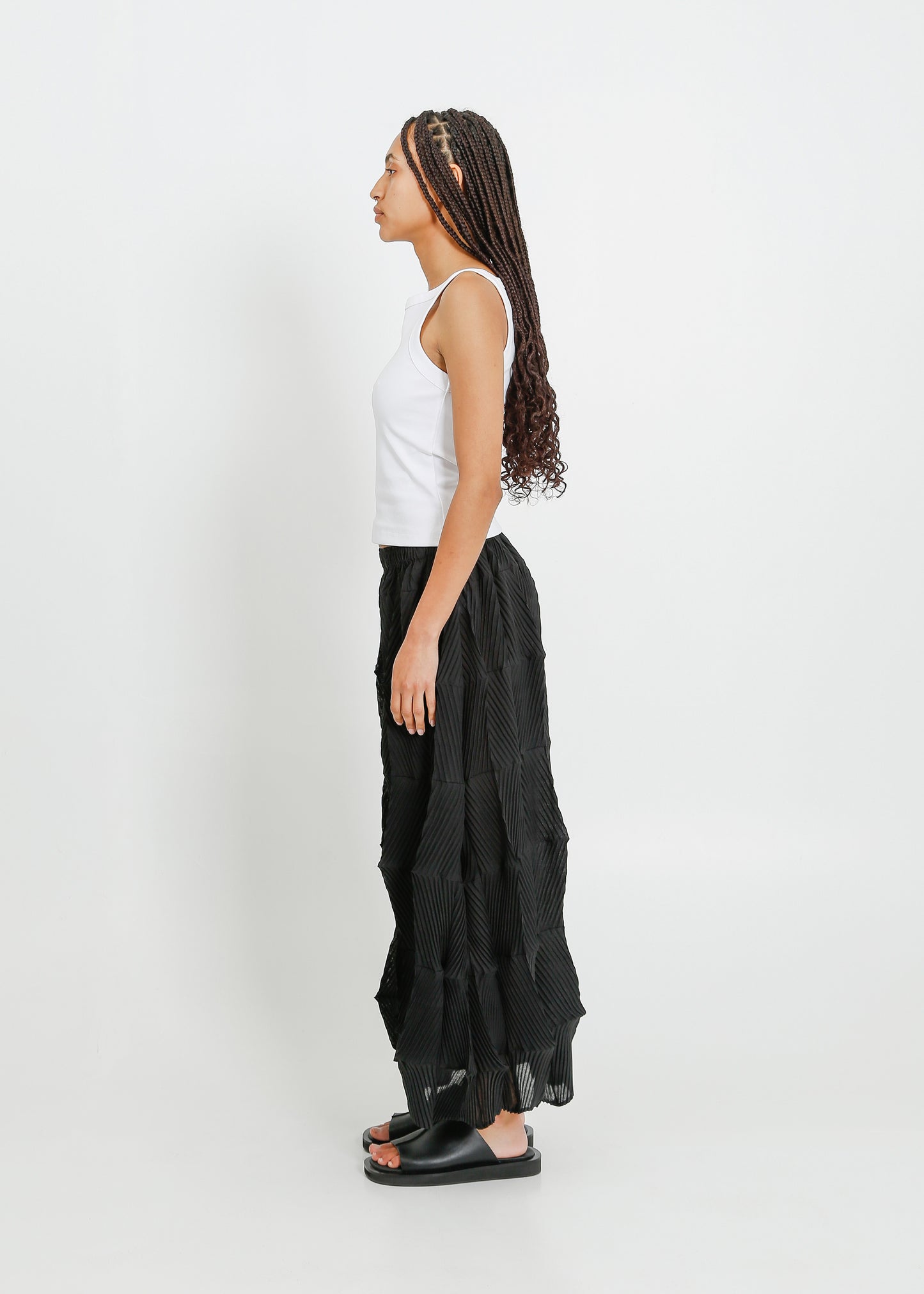 ATLEY PLEAT CULOTTE  / BLACK