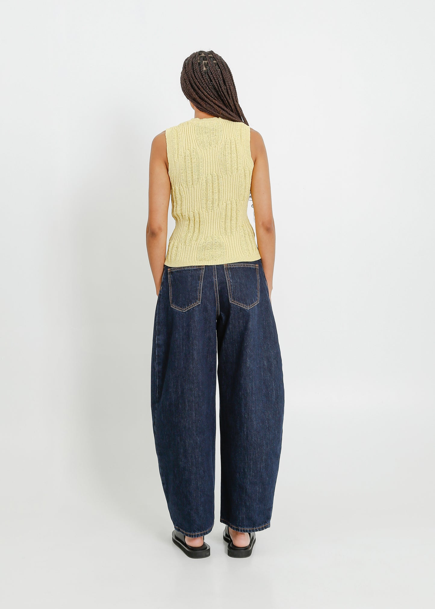 SACHA KNIT TANK / LEMONADE