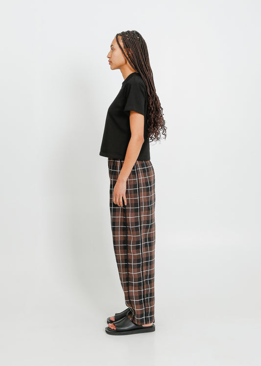 COOPER PANT / CHOCOLATE-BLACK-WHITE