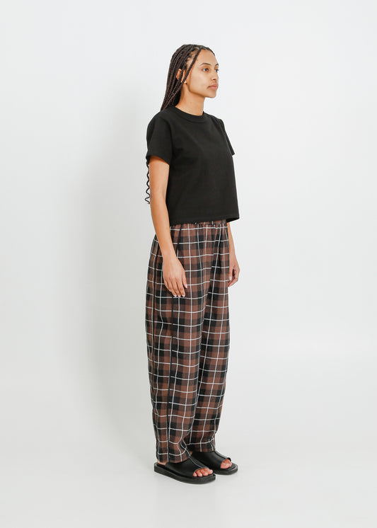 COOPER PANT / CHOCOLATE-BLACK-WHITE