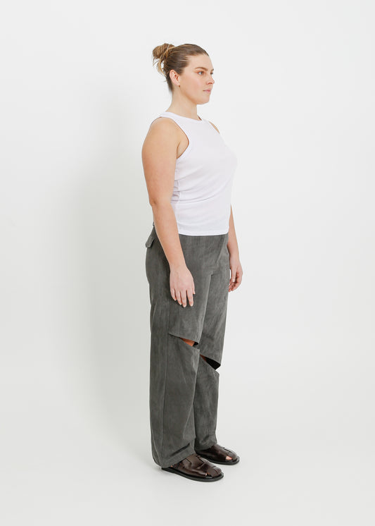 OSCAR PANTS / CHARCOAL