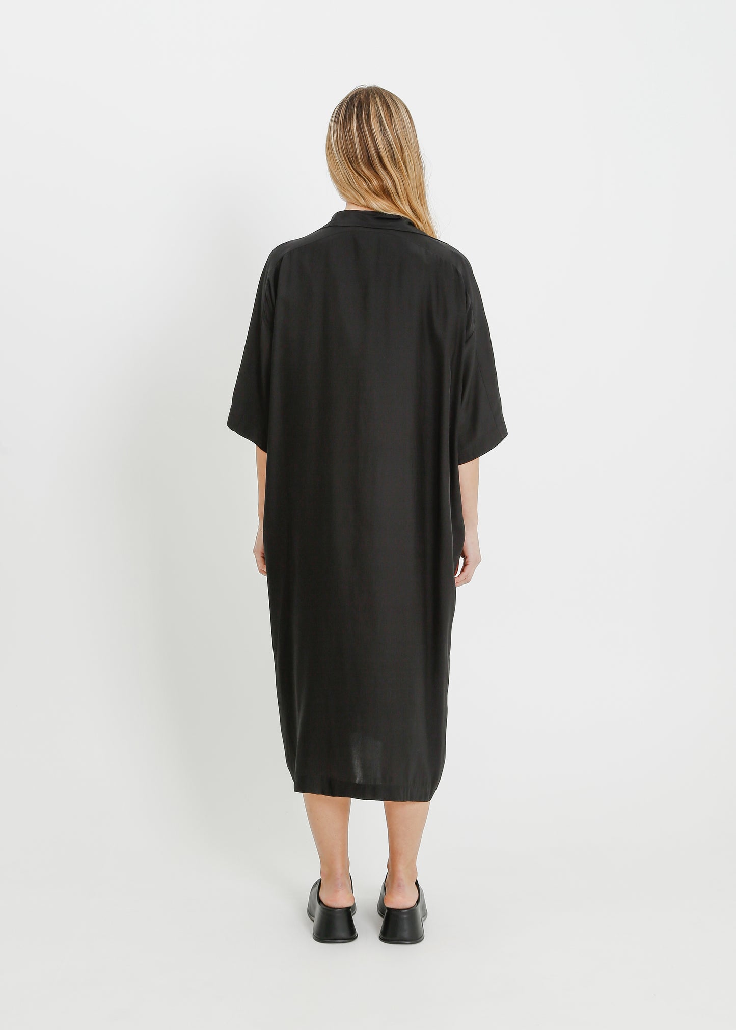 LYRIC SHIRT DRESS / ONYX