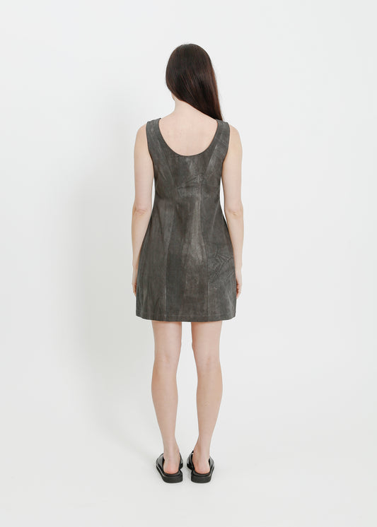 REGINA DRESS  / CHARCOAL