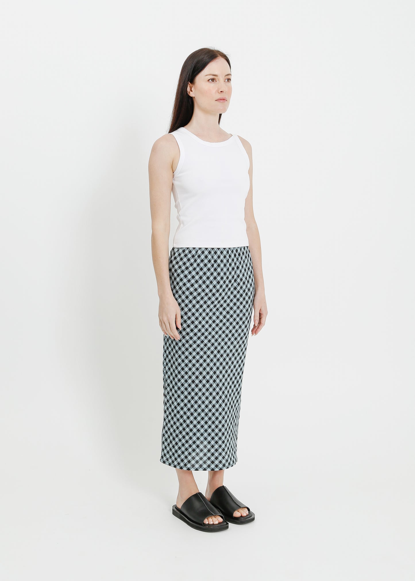 GEORGIA SKIRT / BLACK-ICE