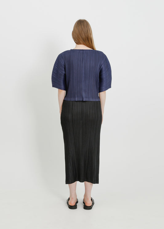 MARGOT PLEAT JACKET / NAVY